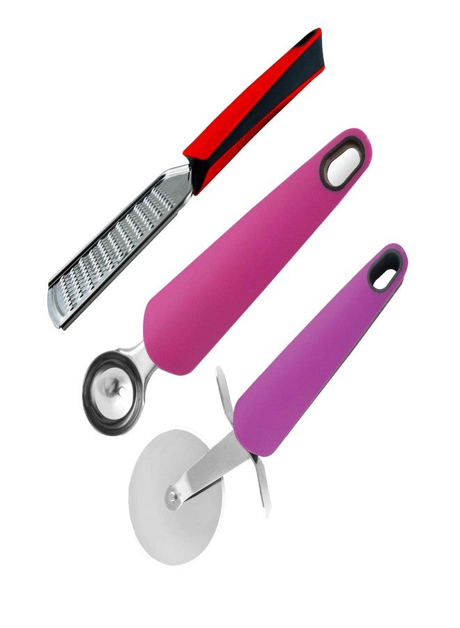 Shapes Imporio Gadget Set (Grater, Melon Baller and Pizza Cutter) - Image 1